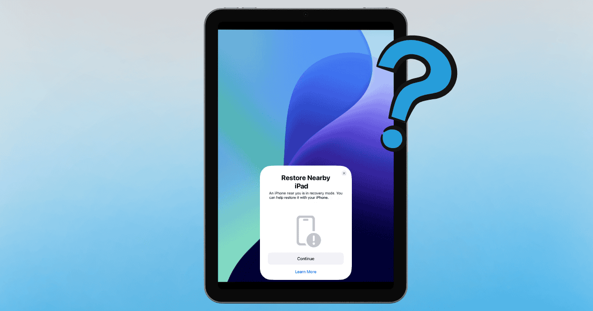 How To Restore iPad mini 7 Wirelessly with iOS 18